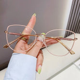 High quality fashion cat eyewear glasses candy colorful anti-blue-light glasses